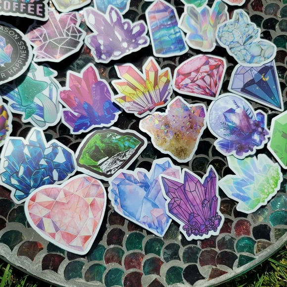 Crystal Stickers - Assorted 50 Pack - Picture 3 of 11